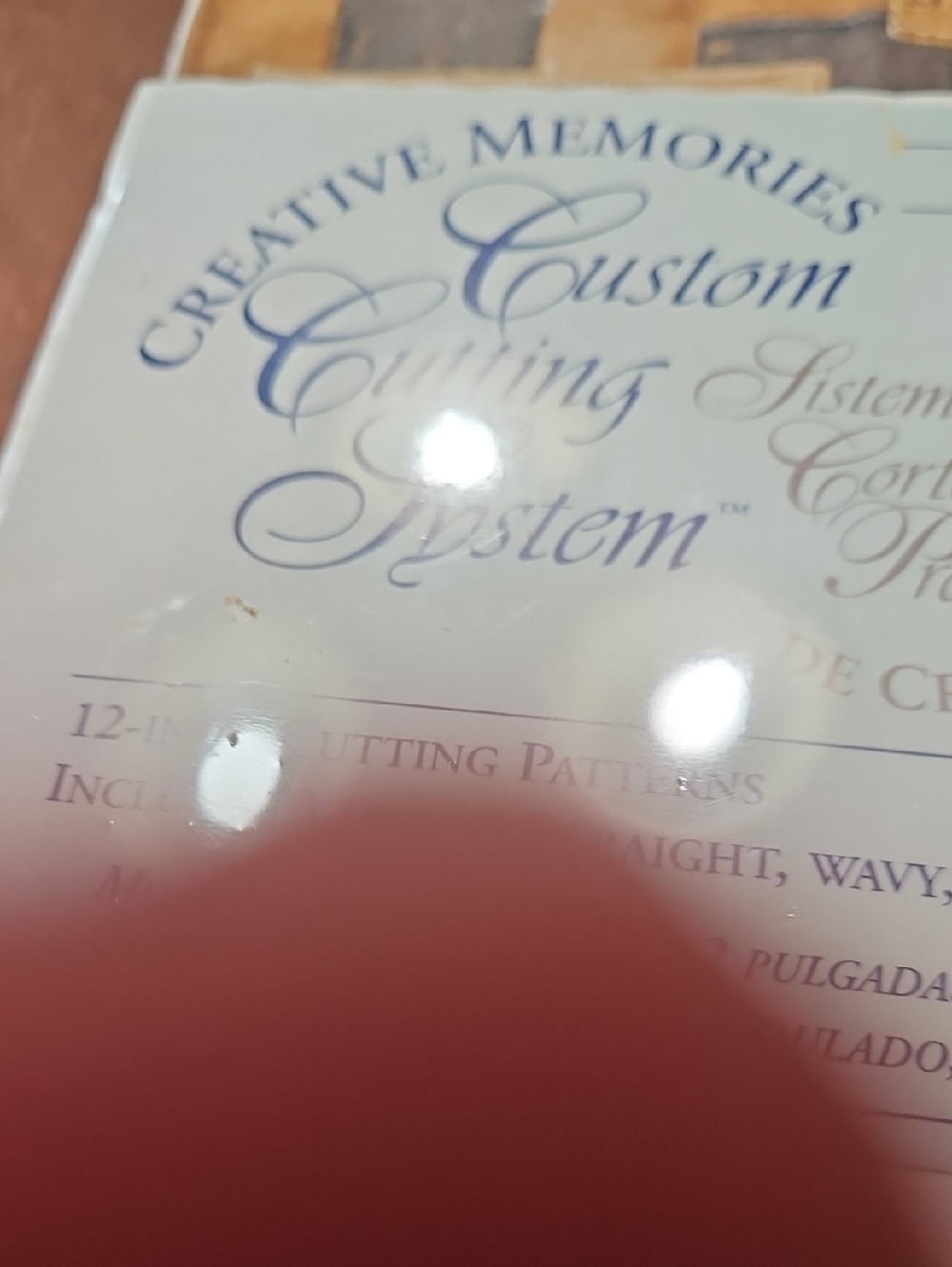 Creative Memories White Box with Blue Script Logo